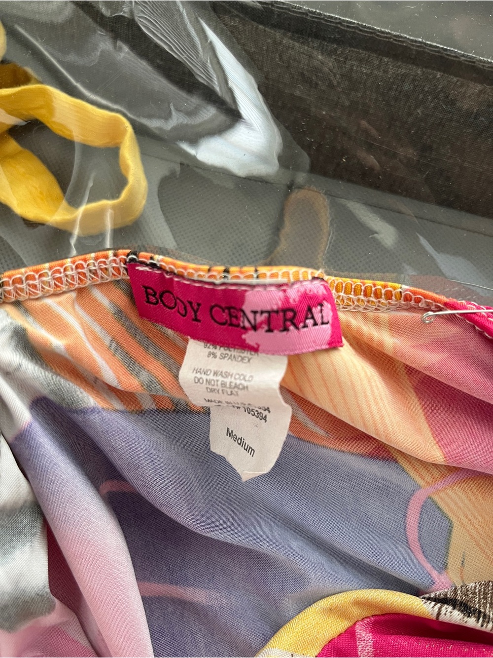 Y2K Funky Patterned Ruched Mini Dress - Picture 4 of 4